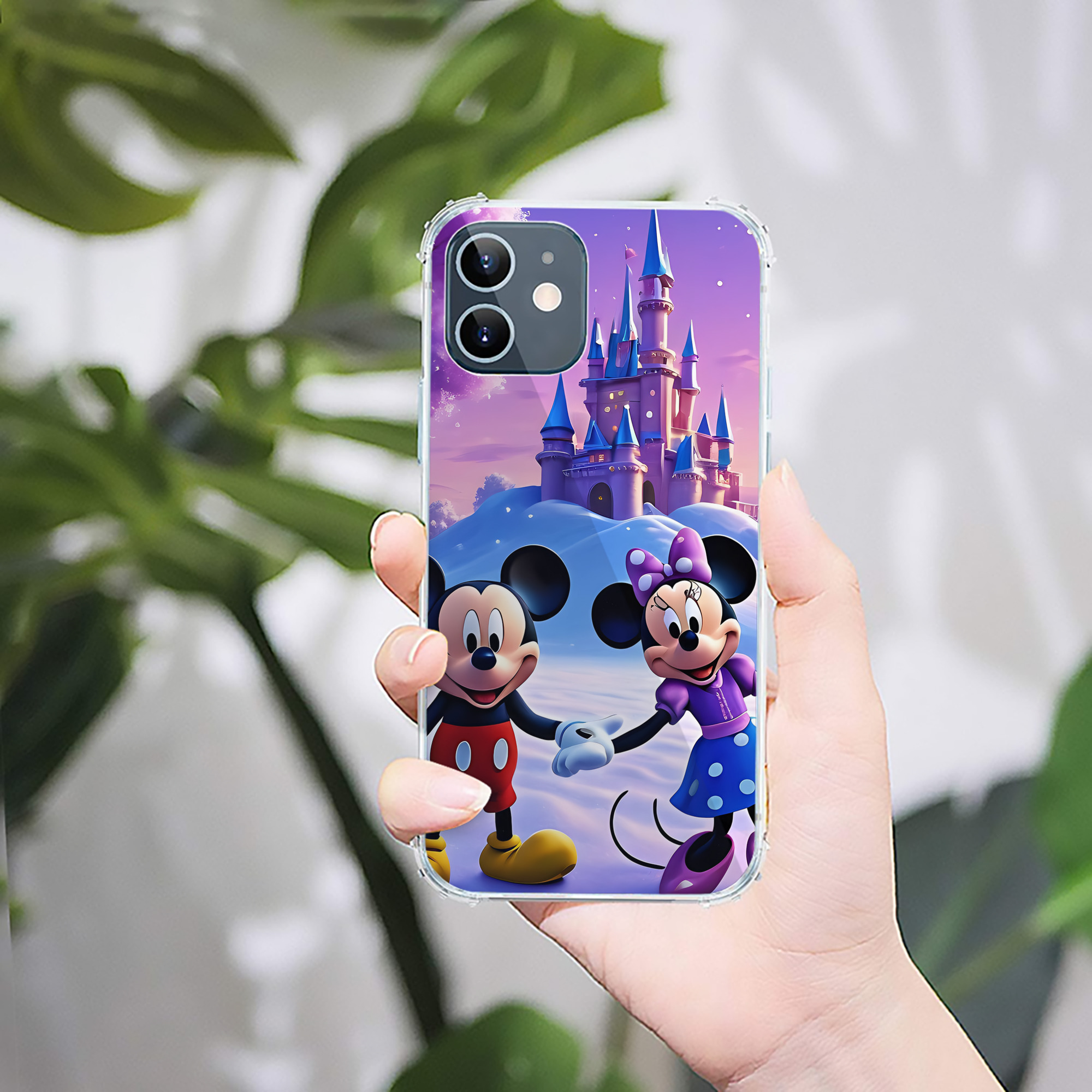 ミッキーマウス Mickey Mouse 【iPhone 12シリーズ対応】透明スマホケース（クリアソフトケース）